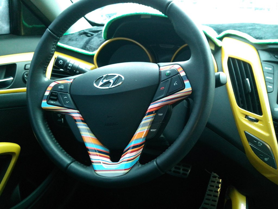 Установка навител в штатное гу LND1000EKFS корейского Hyundai Veloster ...