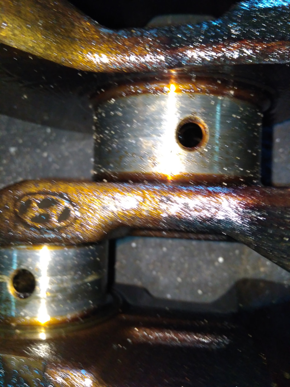 Ремонт двигателя G4GC для Hyundai Tucson 2007г. Провернуло вкладыш ...