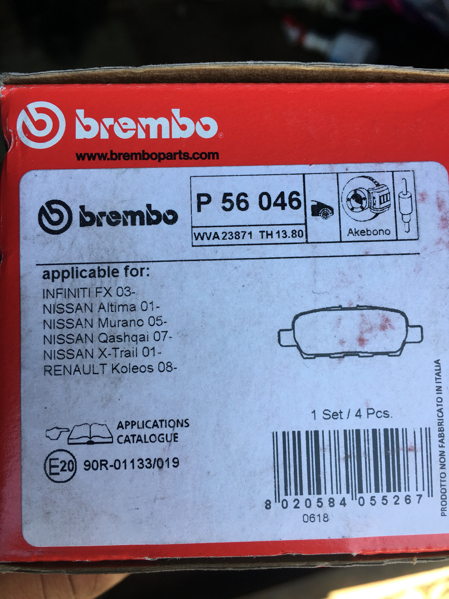 Задние колодки ниссан жук. A00482 BREMBO. Gdb1003 описание. BREMBO a12516.