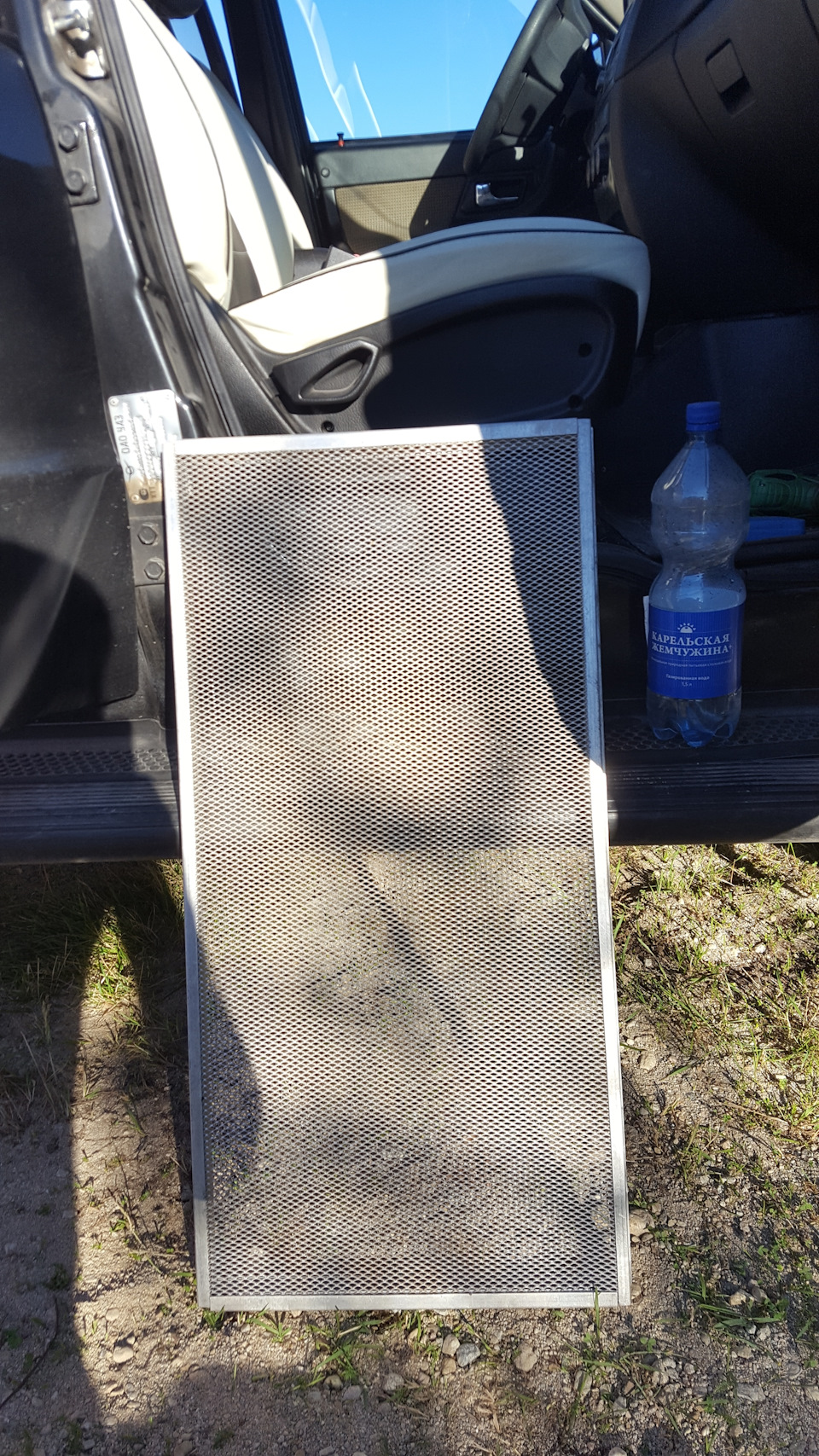 Сетка в радиаторную решетку — УАЗ Patriot, 2,7 л, 2012 года | стайлинг ...