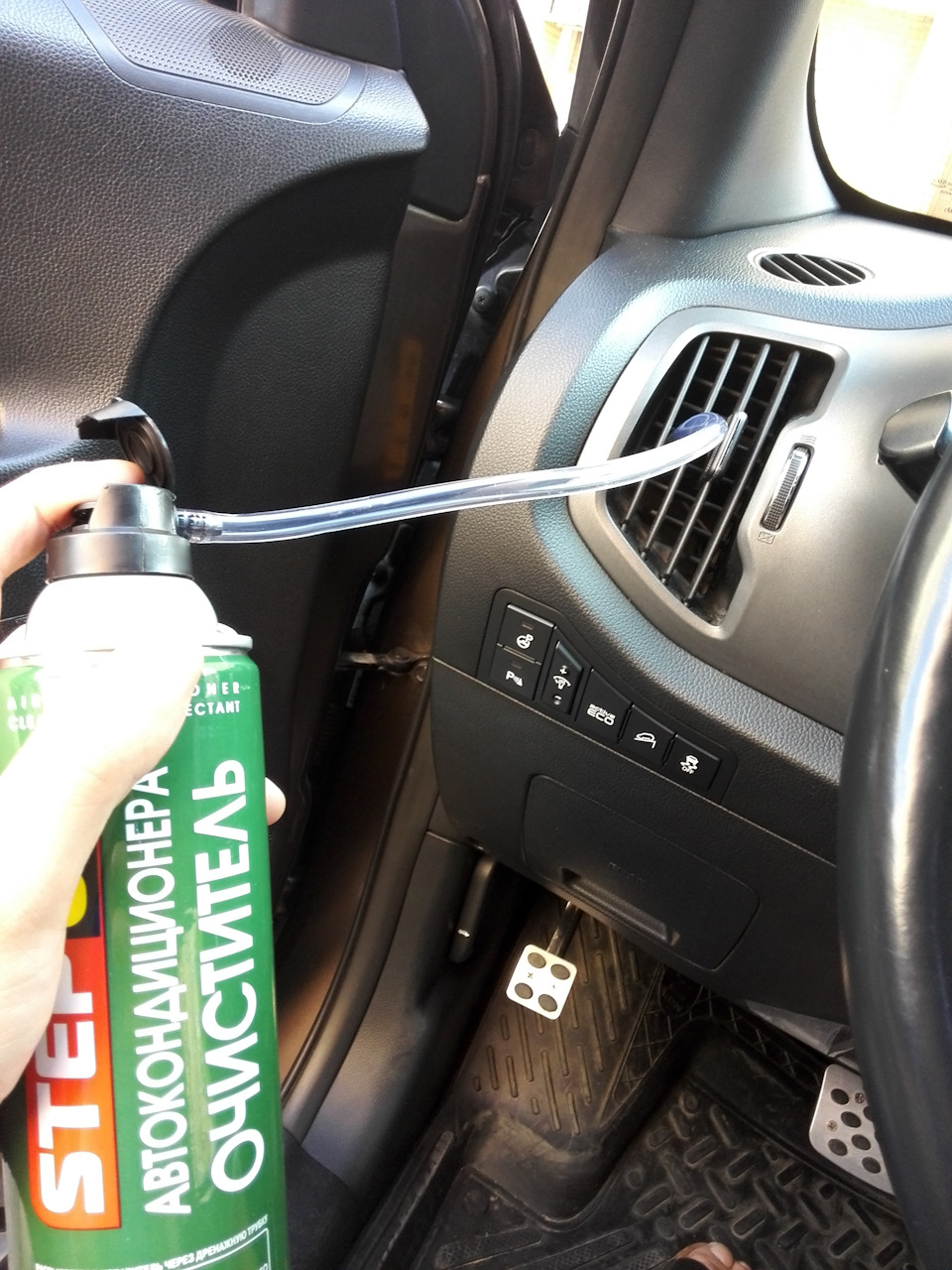 10% баллона во все воздуховоды — KIA Sportage (3G)