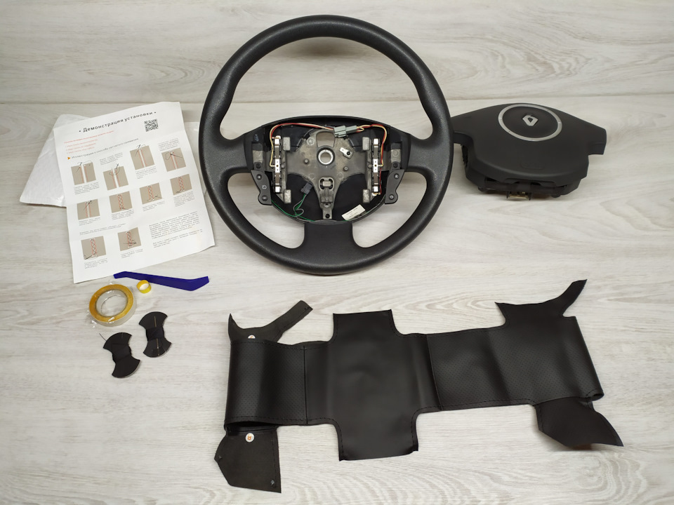 Чехол на руль — Renault Megane II, 1,6 л, 2009 года | аксессуары | DRIVE2