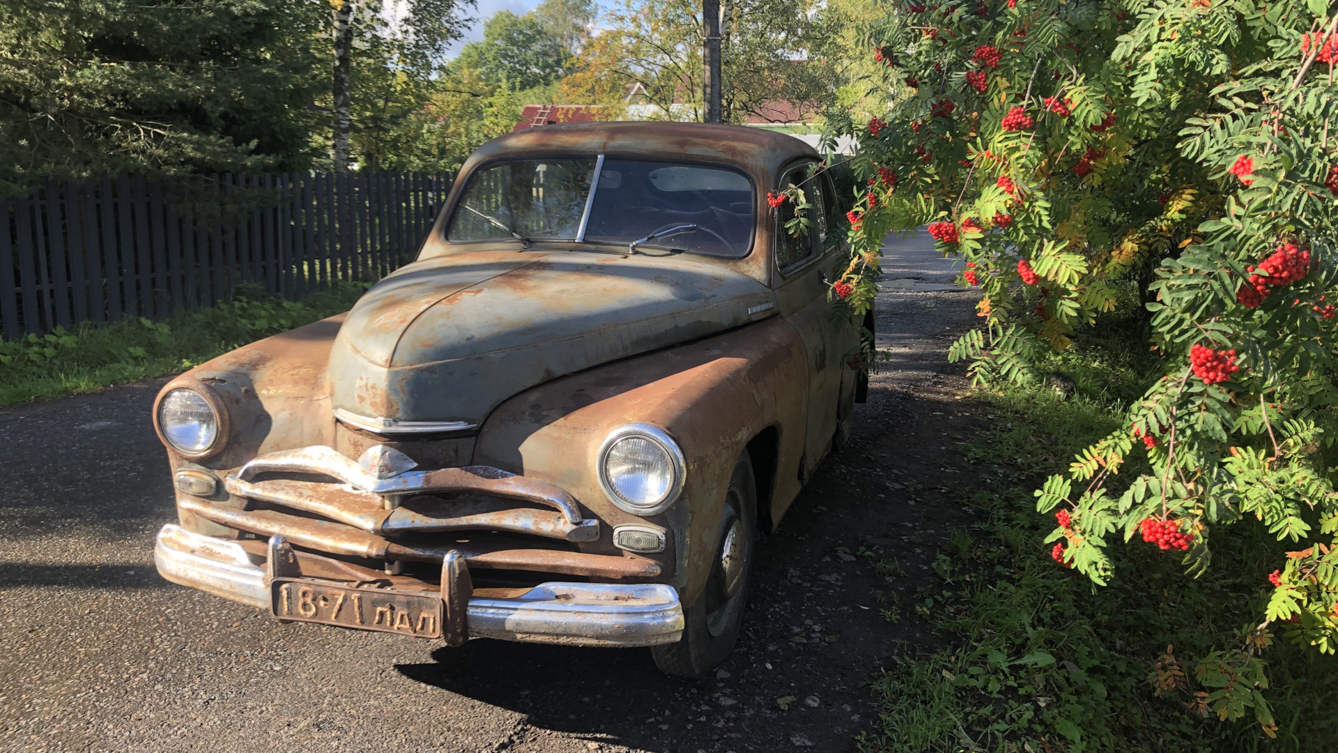 ГАЗ М-20 Победа 2.2 бензиновый 1954 | Серо-зелёная на DRIVE2