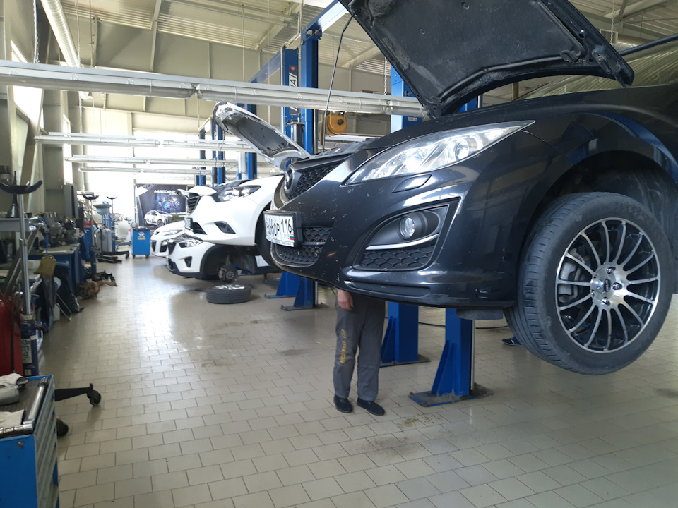 тормозные диски сангсин — Mazda 6 (2G) GH, 1,8 л, 2012 года ...