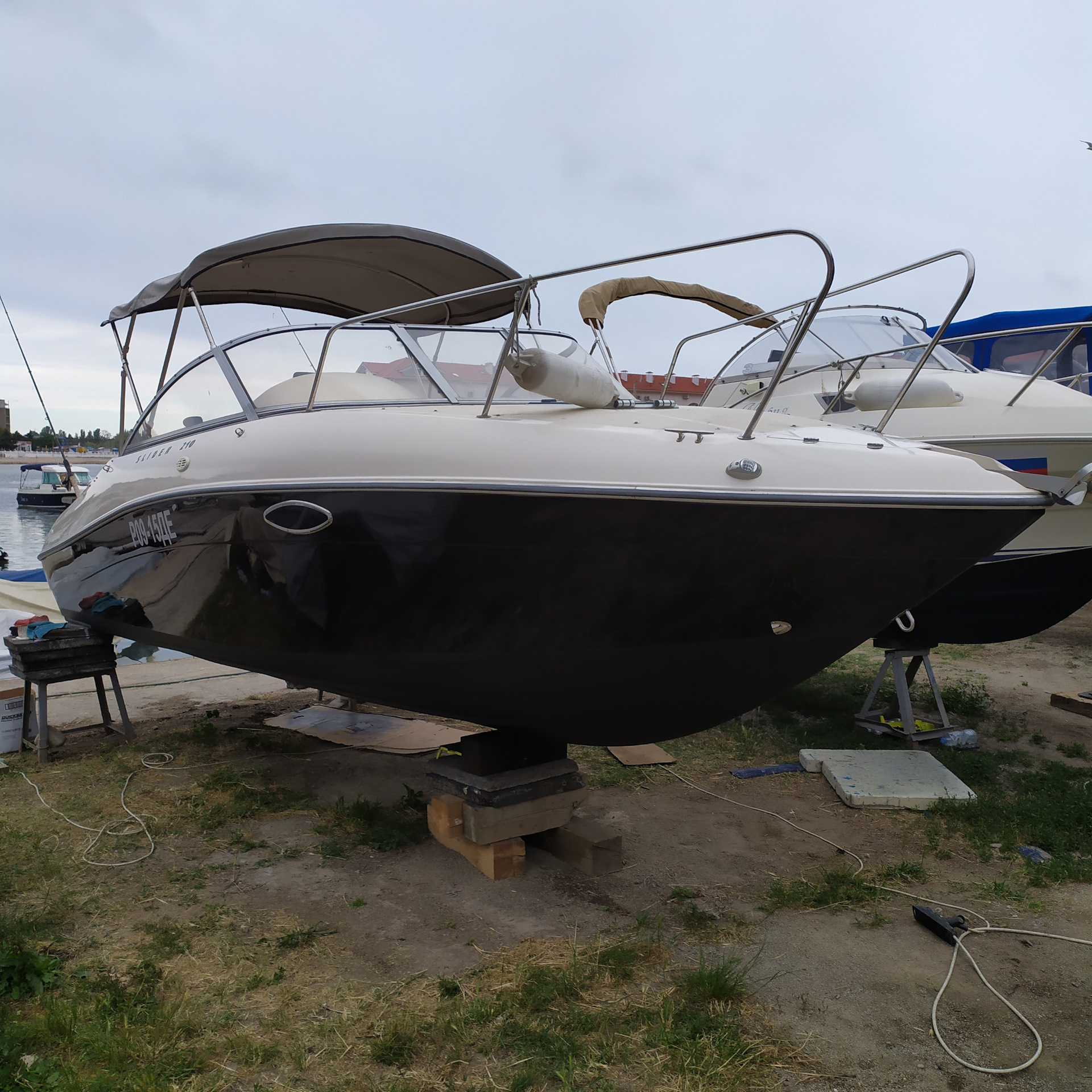 \"Slider 210\" Полировка, химчистка и окрас не обрастающим покрытием — DRIVE2