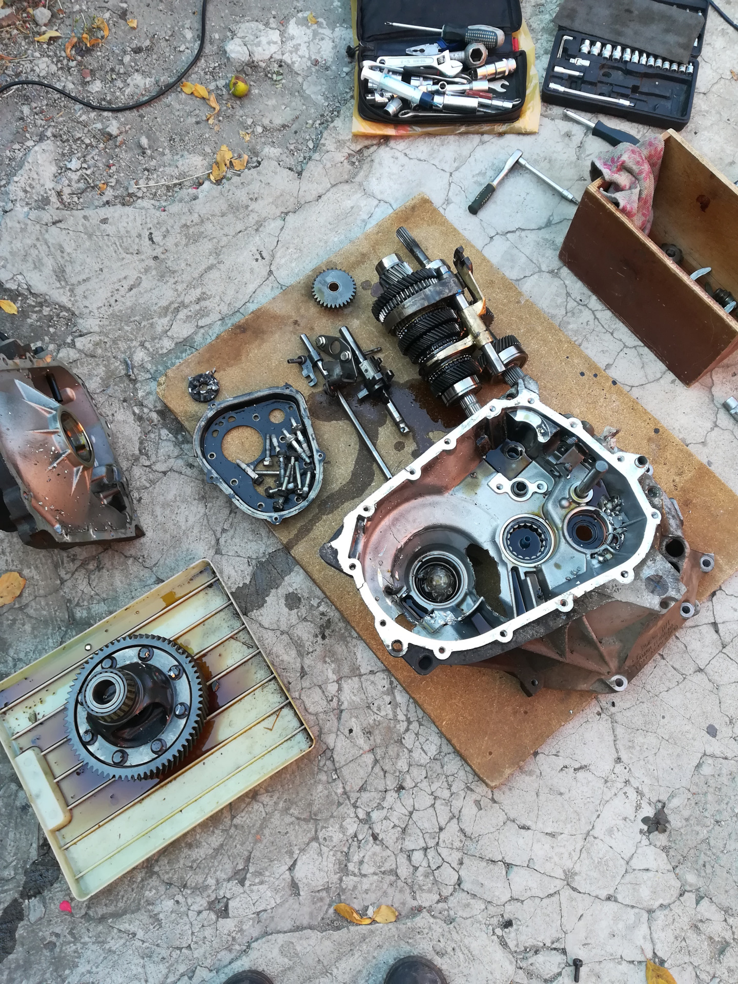 Как снять шестерню 5 передачи ford ib5 — Ford Focus II Sedan, 1,8 л ...