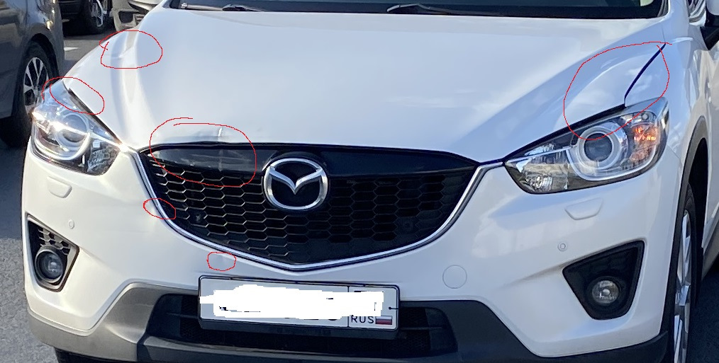 69. Ремонт после дтп. Как выправить капот доской? — Mazda CX-5 (1G), 2 ...