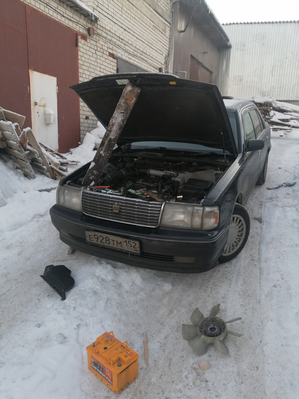 Думки про охлаждение. В машине холодно — Toyota Crown (S150), 2 л, 1996  года | запчасти | DRIVE2