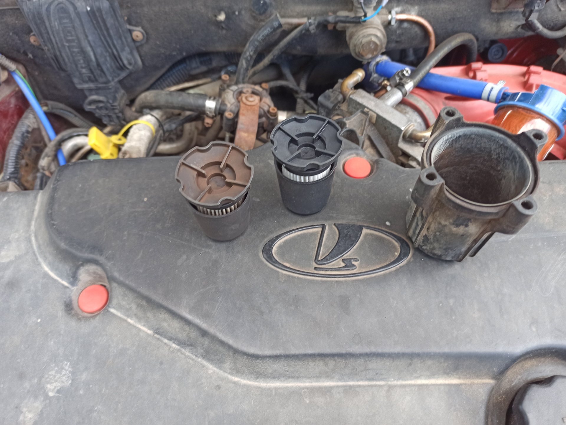 Замена фильтра паровой фазы ГБО — Lada Калина Универсал (1G), 1,4 л ...