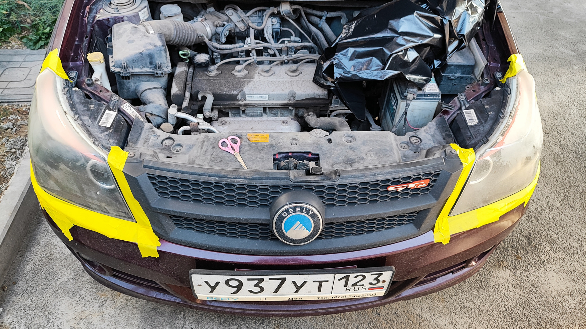 Бесконтактная химическая полировка фар, паром… — Geely GC6, 1,5 л, 2014 ...