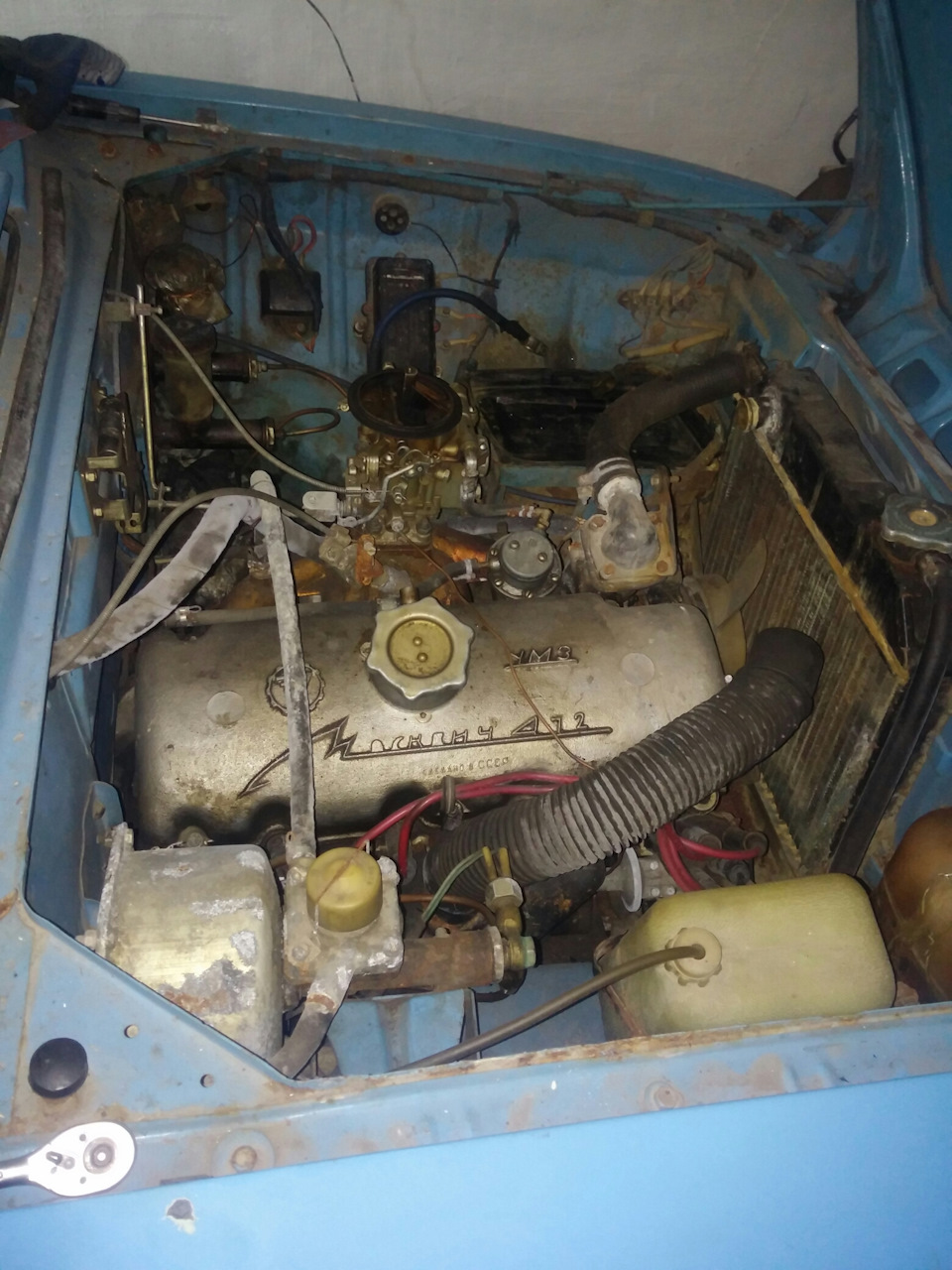 "Без Москвича — и жизнь не та" — ИЖ Москвич 412, 1,5 л, 1977 года ...