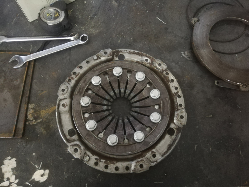 Развалился двухмассовый, переход на одномассовый маховик — Opel Omega B ...