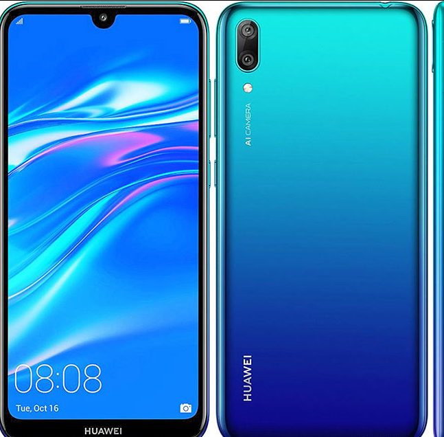 2019 7 10. Хуавей y7 2019. Смартфон Huawei y7 2019. Смартфон Huawei y7 2019 Blue. Huawei y7 64gb