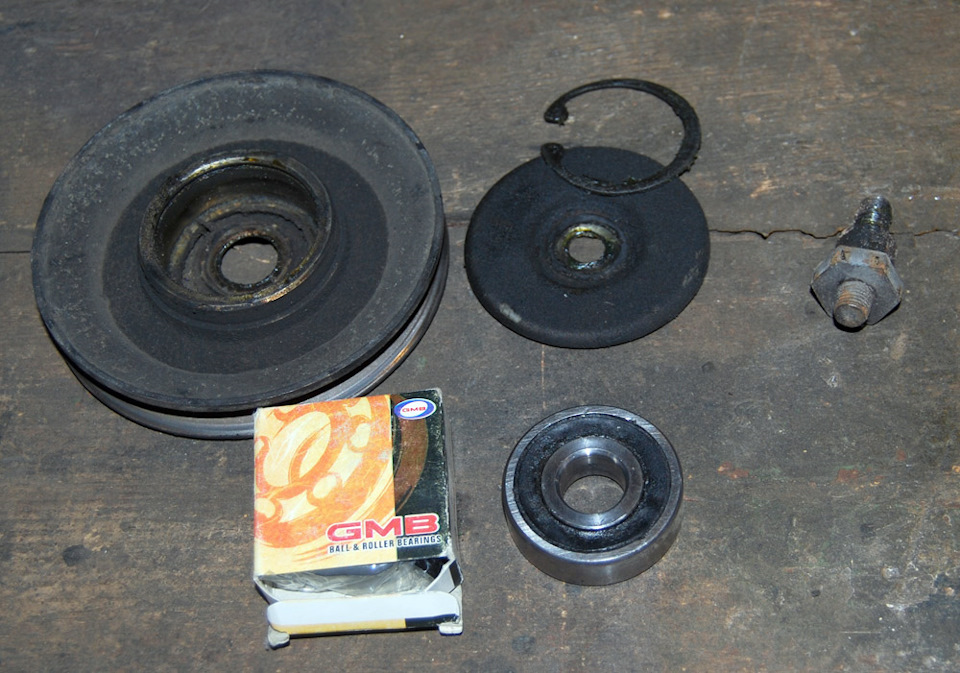 Перебрал генератор и обводной ролик ГУРа — Isuzu Trooper (2G), 2,8 л ...