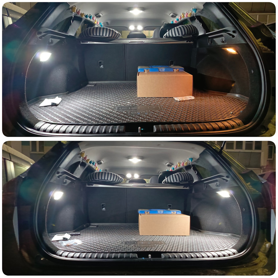 В багажнике. — KIA Ceed SW (3G)