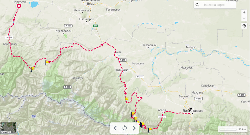 Маршрут во владикавказе. 57 Маршрут Владикавказ схема.