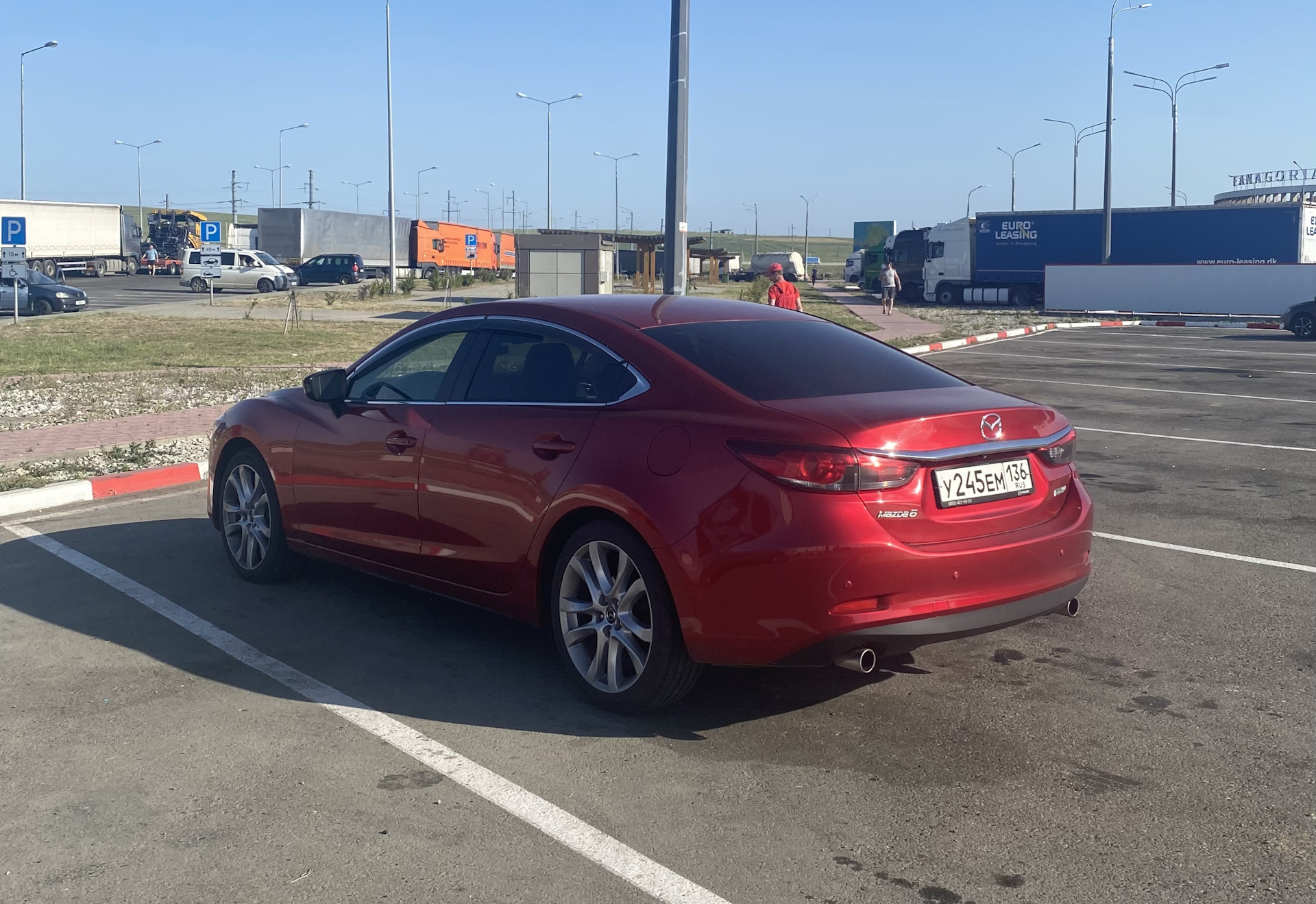 Дорога на полуостров — Mazda 6 (3G) GJ, 2,5 л, 2013 года | путешествие |  DRIVE2