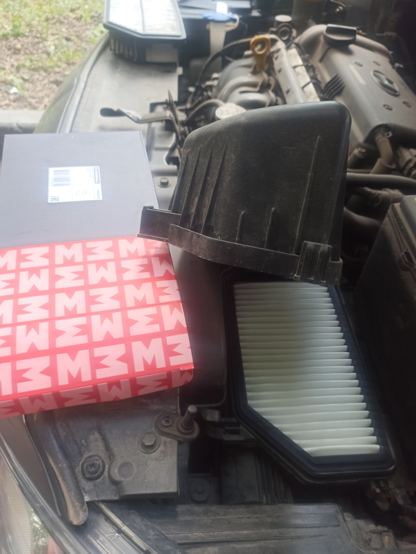 Замена масла, воздушного и салонного фильтра — Hyundai Solaris ...