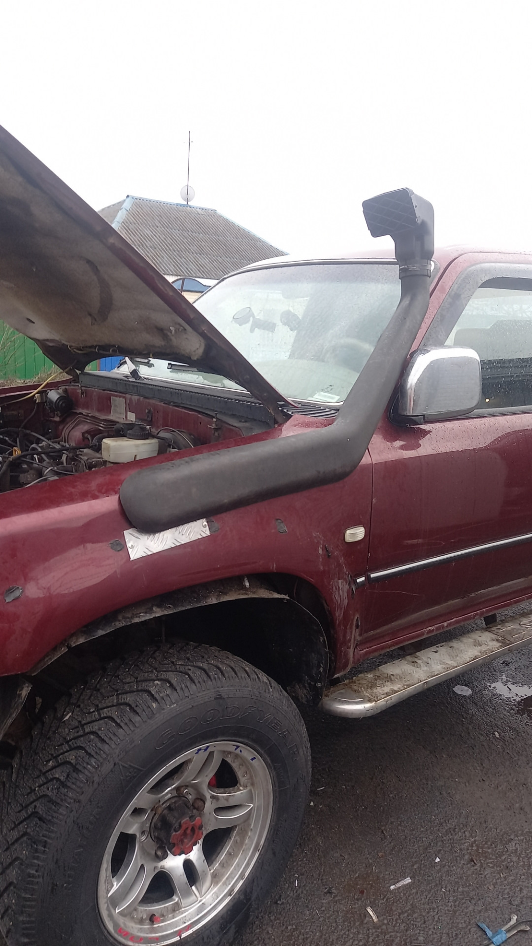 установка шноркеля. — Great Wall Deer, 2,3 л, 2005 года | тюнинг | DRIVE2