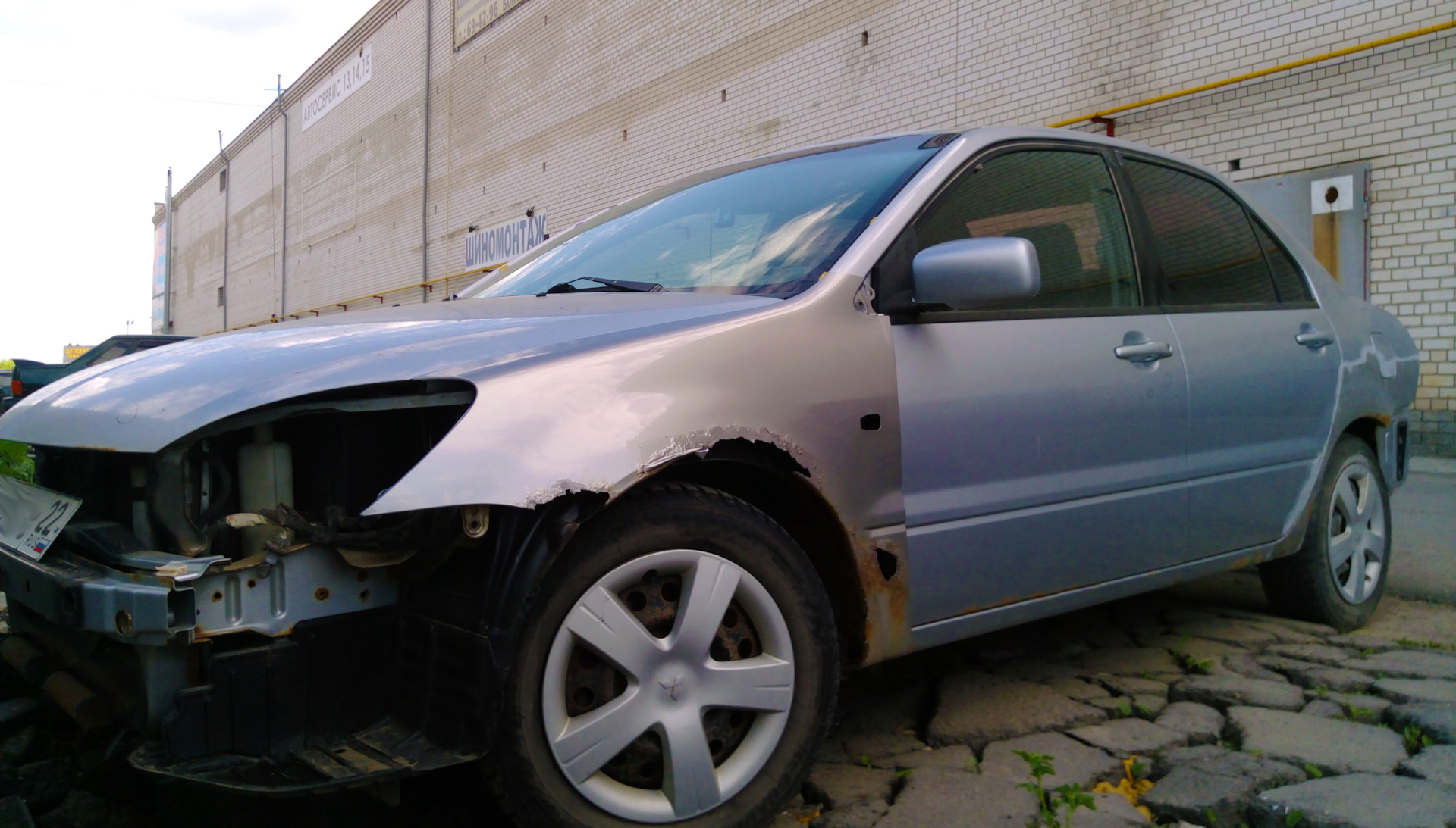 Полняк. Покраска) — Mitsubishi Lancer IX, 1,6 л, 2003 года | кузовной  ремонт | DRIVE2