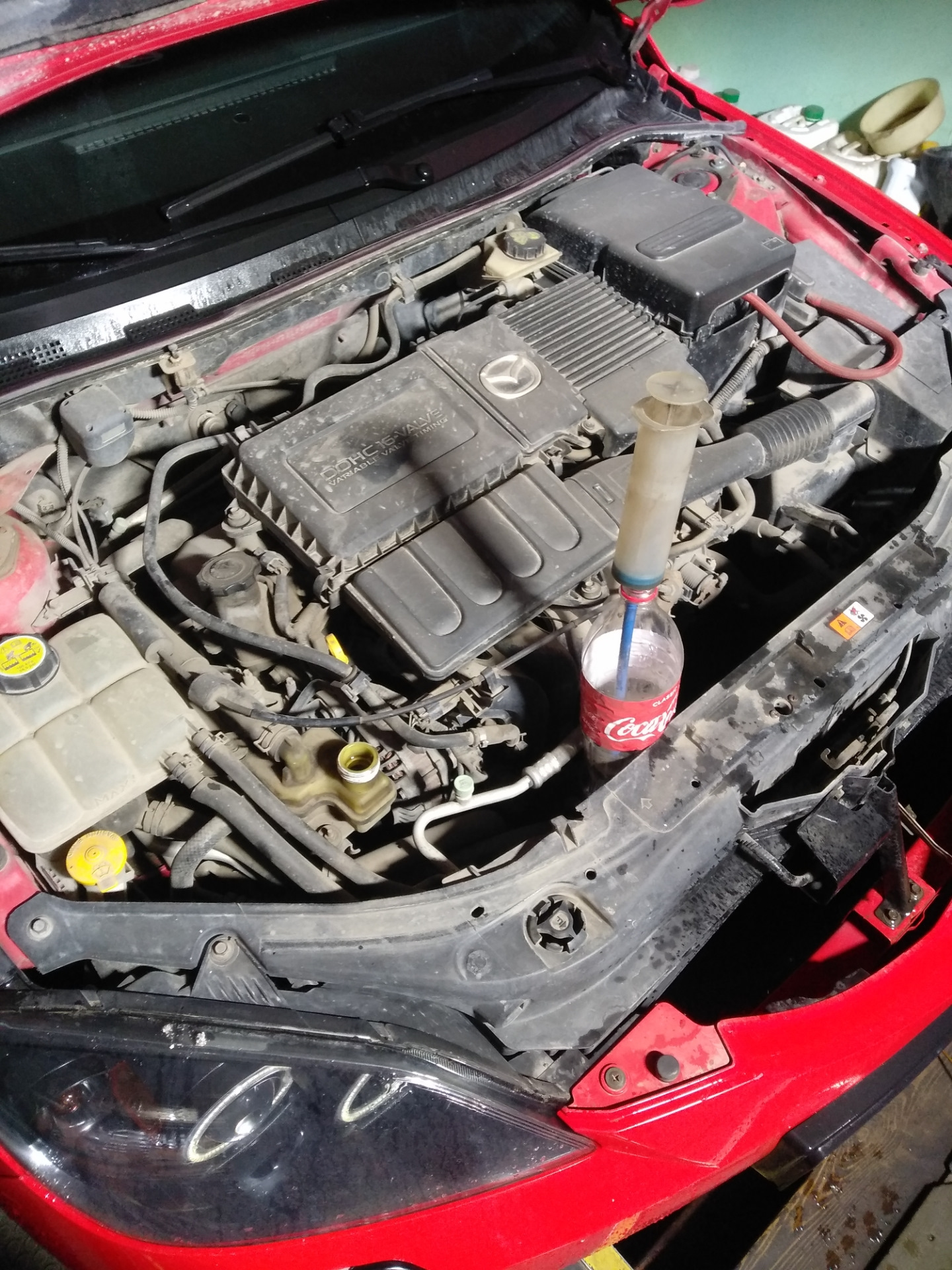 Замена Гур жидкости мазда — Mazda 3 (1G) BK, 1,6 л, 2007 года ...