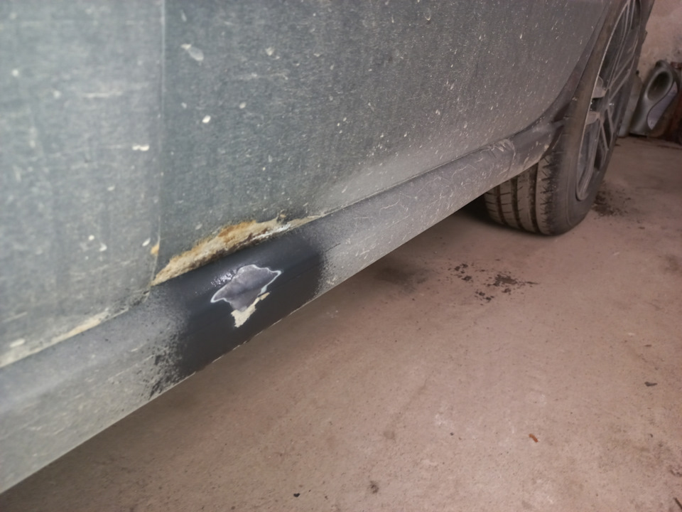 Болезни пороги. лечим кузов, часть 1 — Volkswagen Polo Sedan, 1,6 л ...