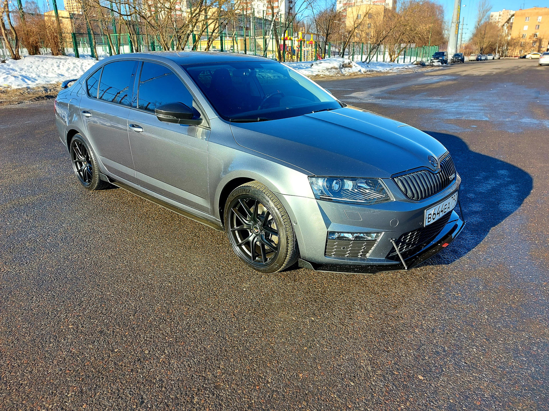 RS бампера ч.2+Карбоновый спойлер — Skoda Octavia A7 Mk3, 1,8 л, 2017 года  | тюнинг | DRIVE2