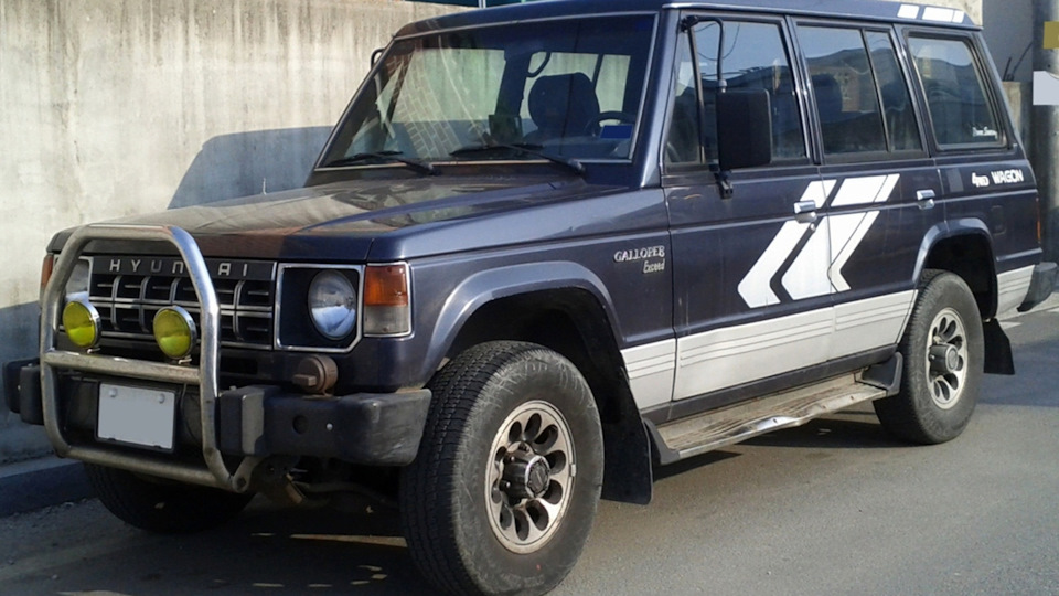 Hyundai Galloper с потрохами от Паджеро1