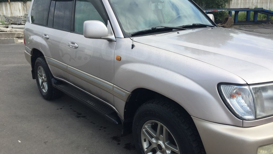 Toyota Land Cruiser 100 4.7 бензиновый 2002 | Серый на DRIVE2