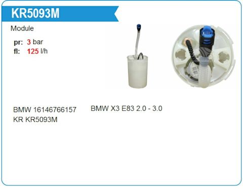 KR5093M Модуль в сборе с бензонасосом KRAUF | Запчасти на DRIVE2