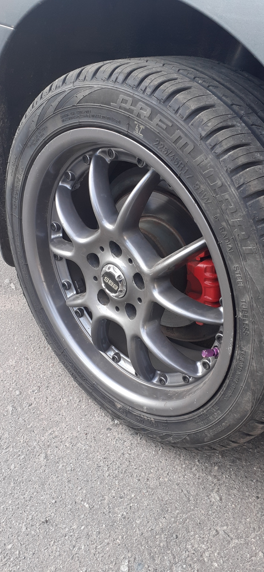 Диски R17 EMR product+ летняя резина — Volkswagen Jetta VI, 1,8 л, 2014 ...