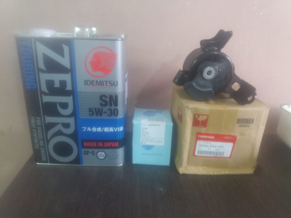 Замена масла и подушки вариатора — Honda Jazz (1G), 1,4 л, 2006 года ...