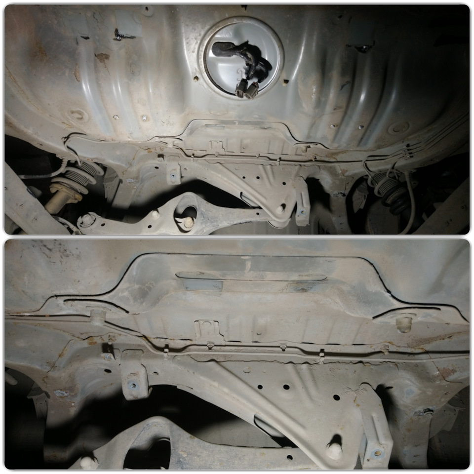 Состояние ниши под бензобак, до работ… — Nissan Primera Wagon (W11)