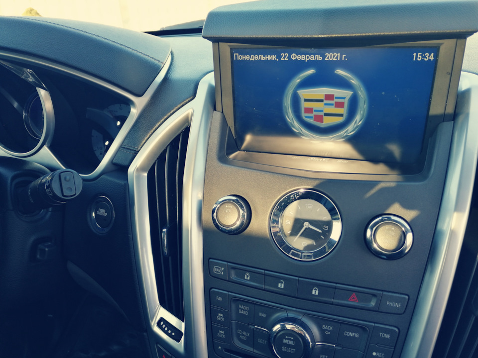 Прошивка головного устройства и двигателя — Cadillac SRX (2G), 3 л ...