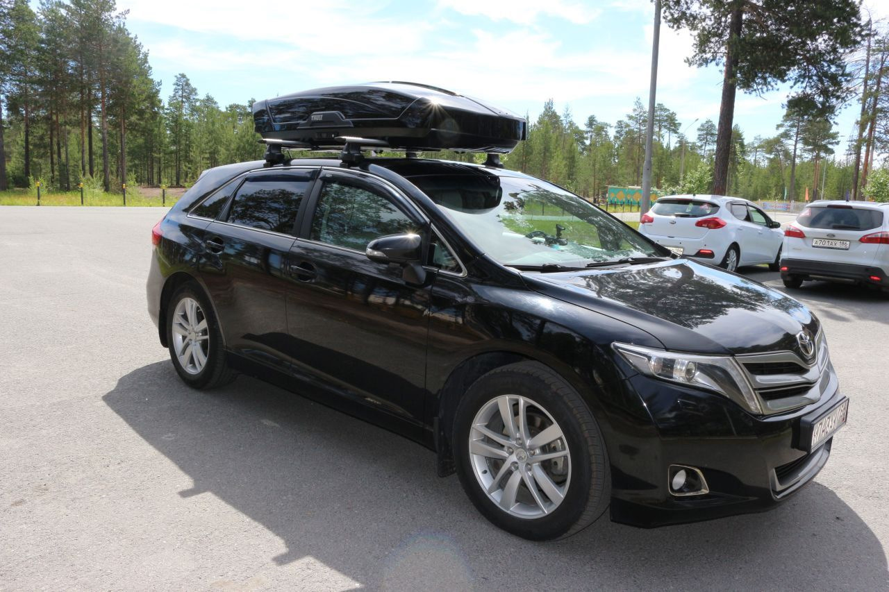 Багажник и бокс THULE — Toyota Venza (1G), 2,7 л, 2013 года | аксессуары |  DRIVE2