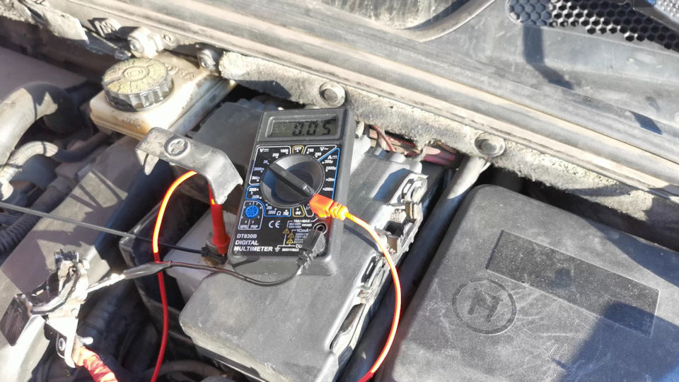 замер потребления тока — Citroen C4 L