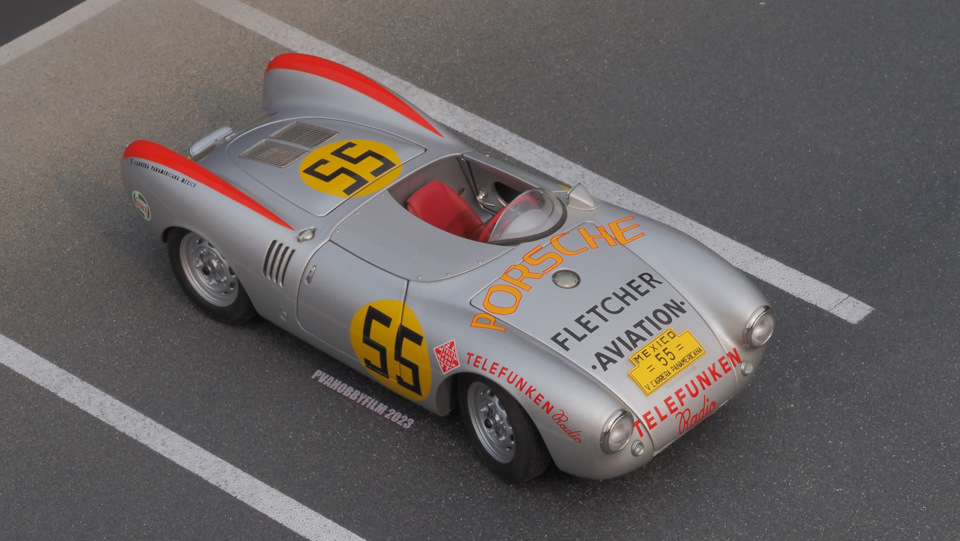 Porsche 550 Spyder Panamericana, 1954 #55 Herrmann, Hans. 3rd
