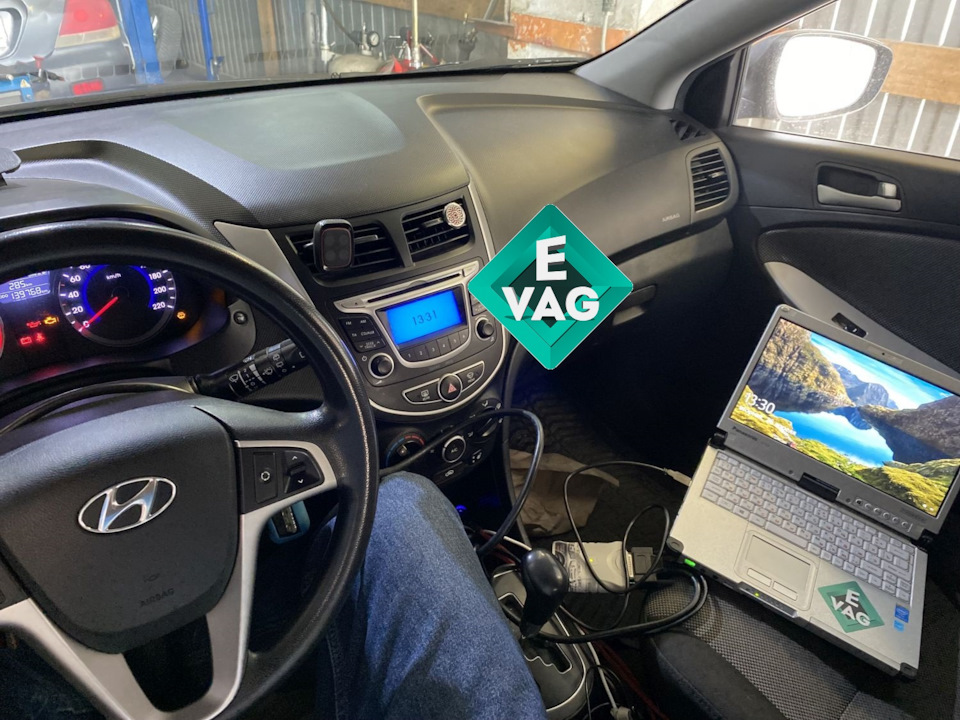 Hyundai Solaris 1.6 123 лс. Удаление катализатора, обновление прошивки ...