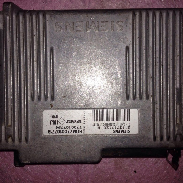 В-мозг на мотор F3R без кондея и ГУРа — Москвич 2141. Запчасти на фото: 7700107796