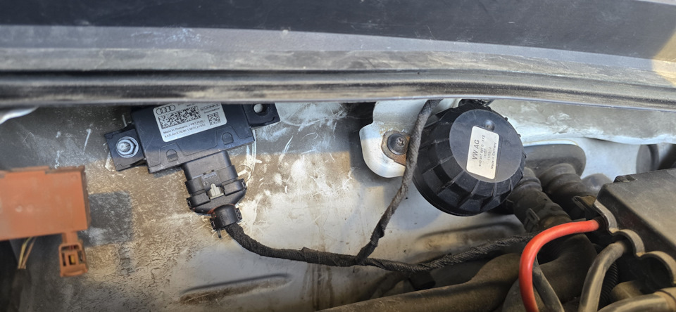 финальный вид установки — Audi Q5 (1G)