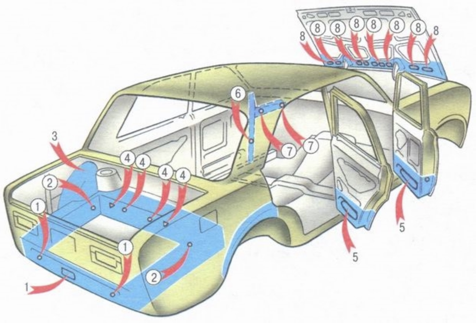 Места ваз. Детали пола кузова ВАЗ 2106. Вентиляция кузова ВАЗ 2106. Кузовные элементы ВАЗ 2106. Детали кузова автомобиля ВАЗ 2106.