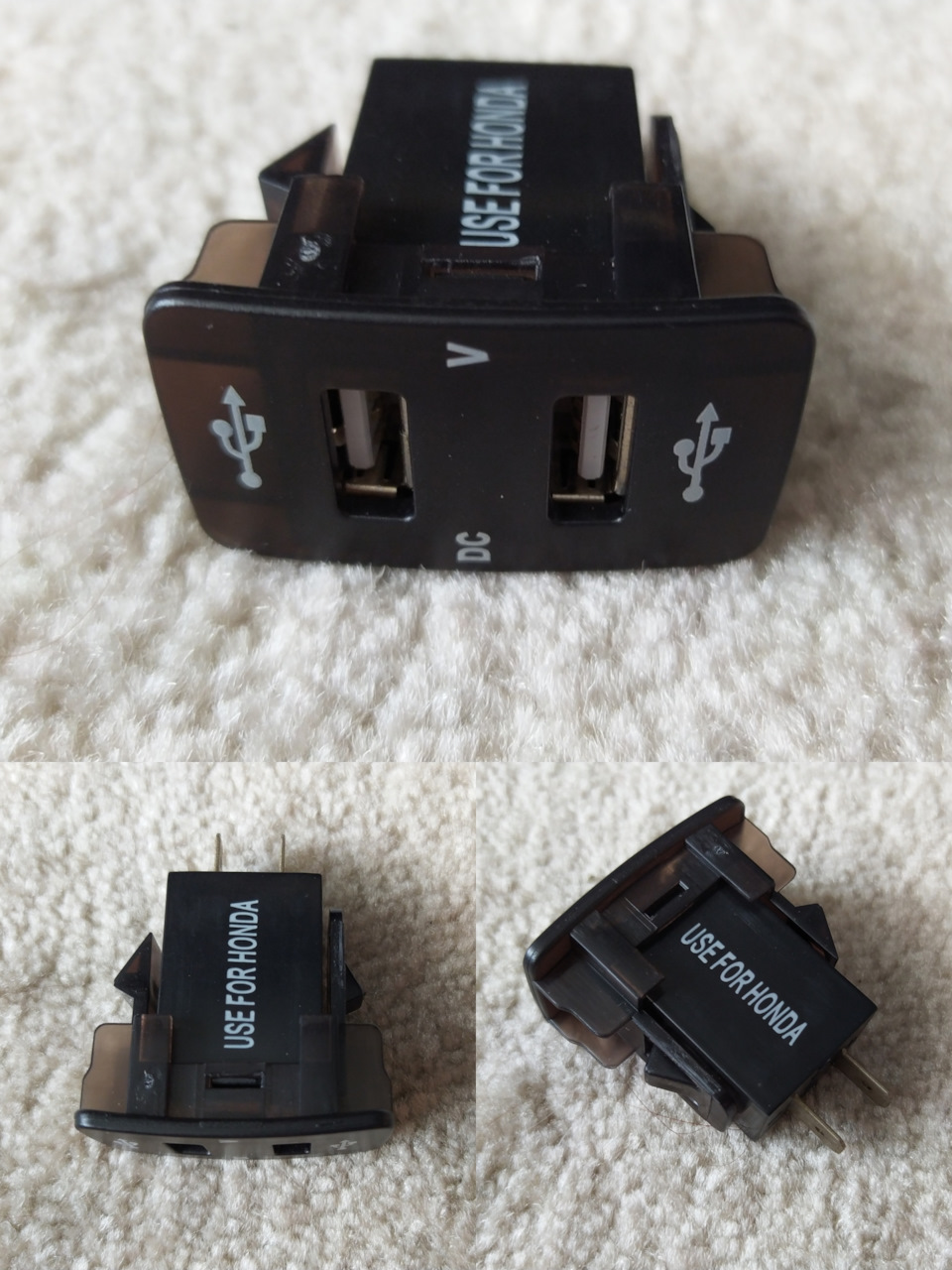 USB зарядка (ver. 2) — Lada Vesta (1G), 1,6 л, 2020 года | электроника ...