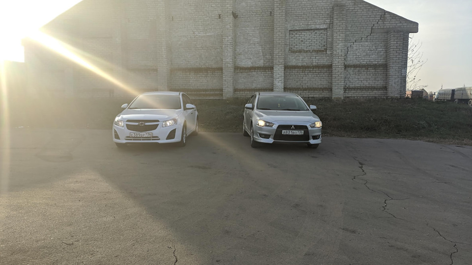 Замена галогенок, на диоды в ближний — Mitsubishi Lancer X, 1,5 л, 2010 ...