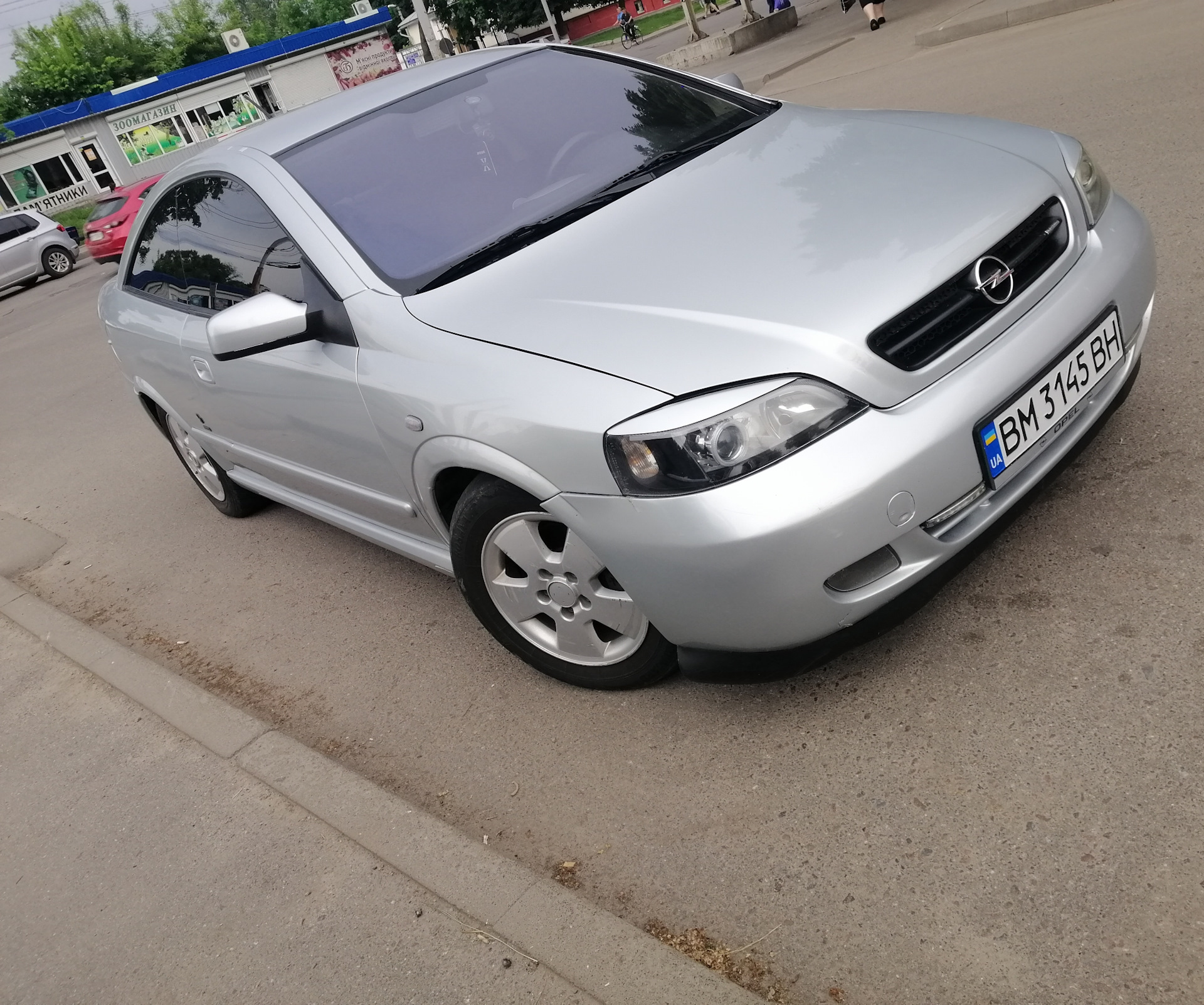 Ну красавица же 😊 с обновлёнными фарами — Opel Astra G Coupe, 1,8 л ...