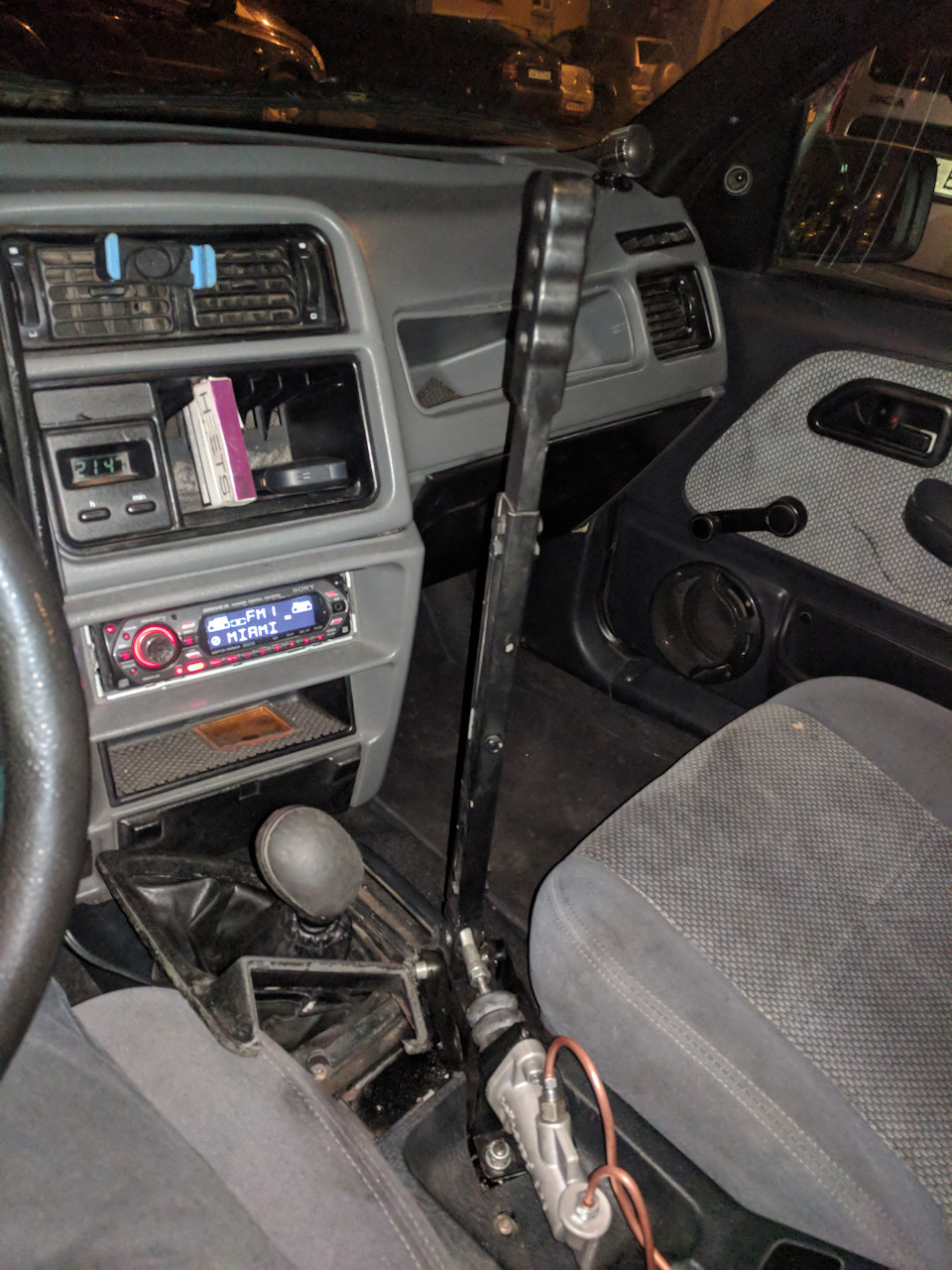 Установка гидроручника. Обзавелся бампером. ДПДЗ от ланоса. DOHC почти ...