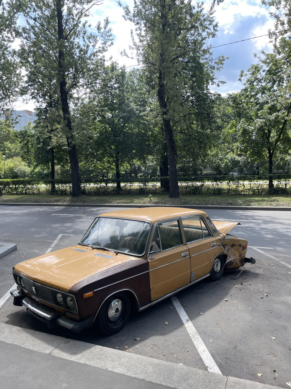 Жмыхнуло — Lada 2106, 1,6 л, 1976 года | ДТП | DRIVE2