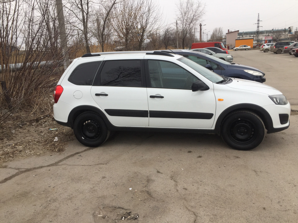 Прикупил летние тапки — Lada Kalina Cross, 1,6 л, 2016 года | колёсные ...