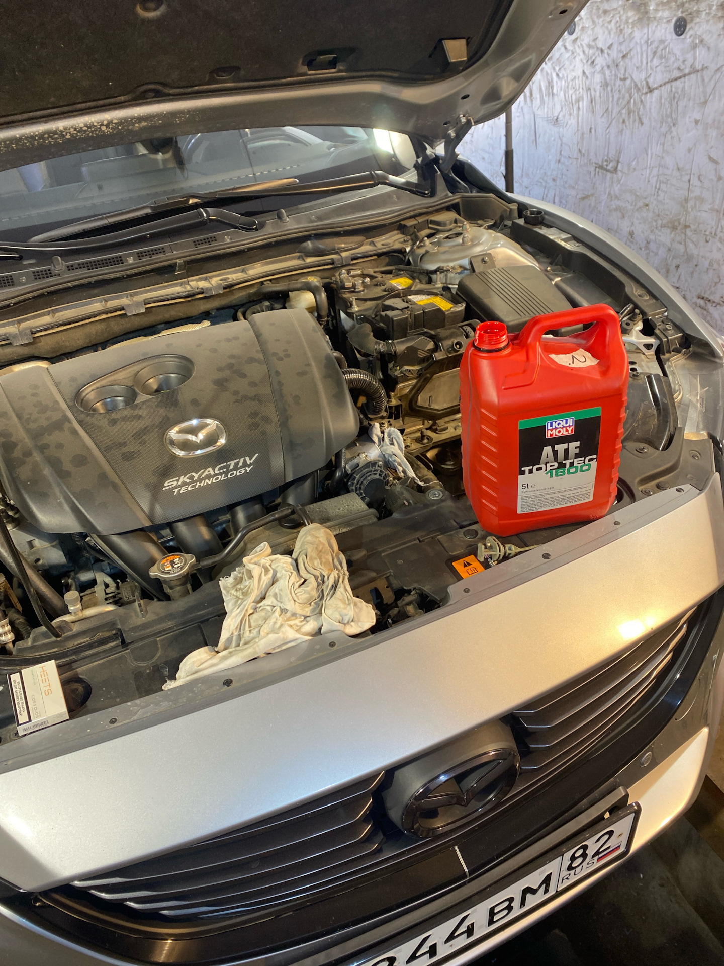 Очередное ТО, запись для истории — Mazda 6 (3G) GJ, 2,5 л, 2017 года ...