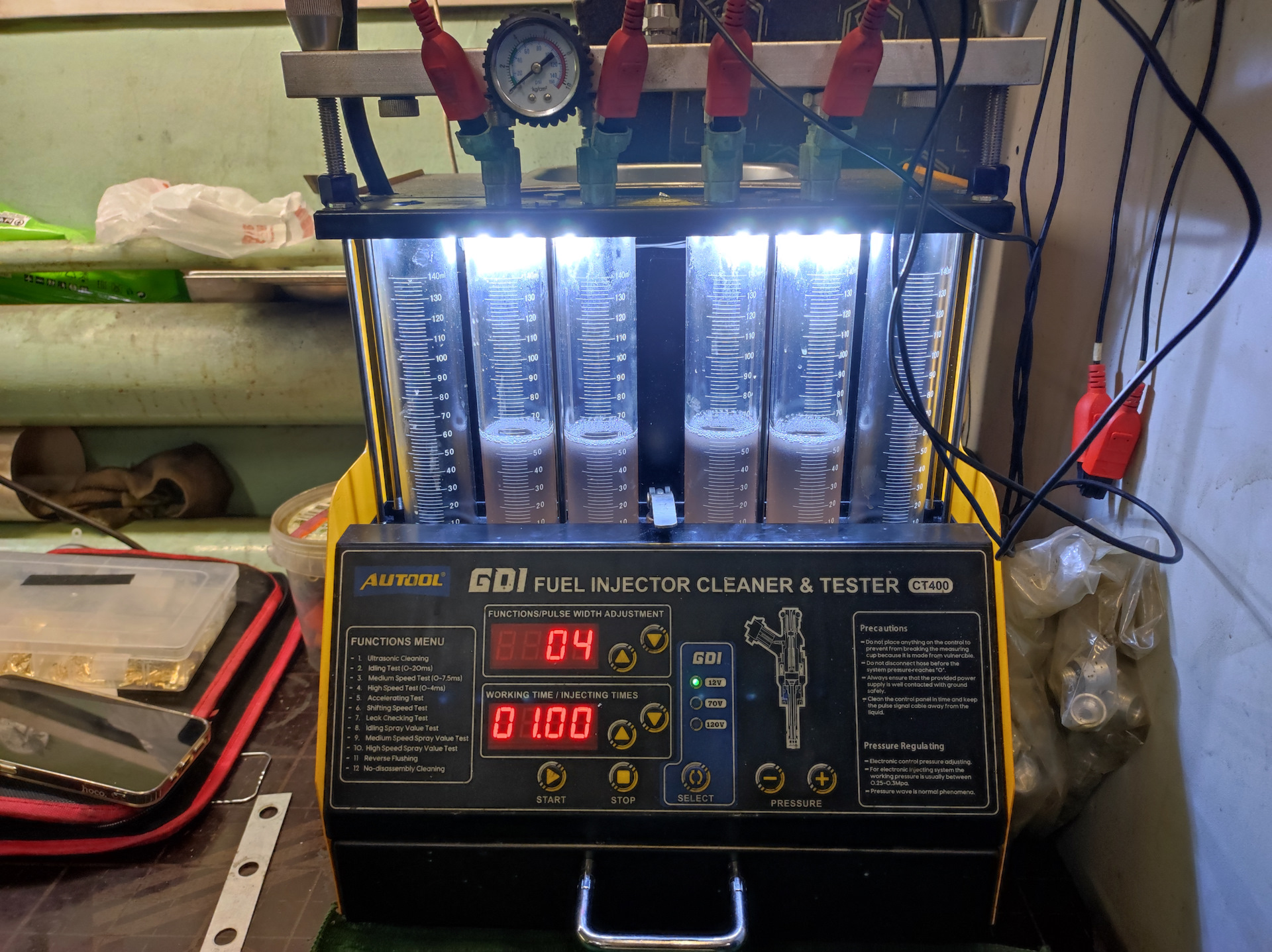 Удаление катализатора и промывка бензиновых форсунок — KIA Cerato (3G ...