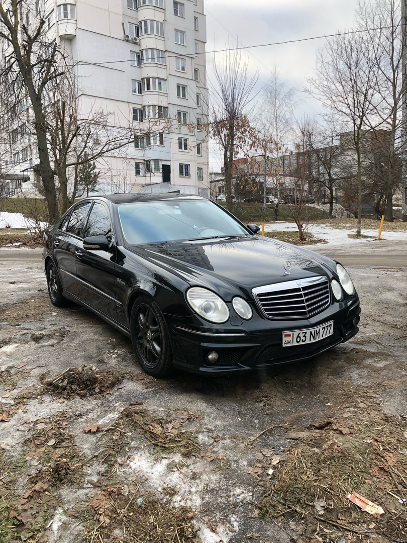 Черный Мерин — Mercedes-Benz E-class (W211), 3,2 л, 2004 года | покупка  машины | DRIVE2